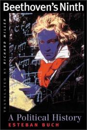 Cover of: Beethoven's Ninth by Esteban Buch
