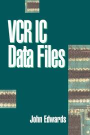 Cover of: VCR IC data files