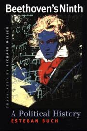 Cover of: Beethoven's Ninth by Esteban Buch, Esteban Buch