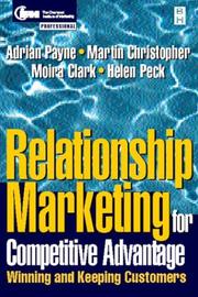 Cover of: Relationship Marketing by Adrian Payne, Christopher, Martin., Helen Peck, Moira Clark