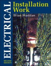 Cover of: Electrical installation work by Brian Scaddan