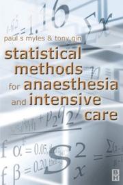 Statistical methods for anaesthesia and intensive care