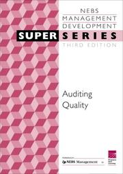 Cover of: Auditing Quality (Super)