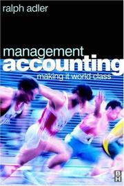 Cover of: Management accounting by Ralph William Adler
