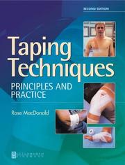 Cover of: Taping techniques by Rose Macdonald