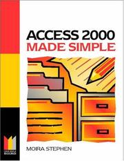 Cover of: Access 2000 Made Simple (Made Simple Computer)