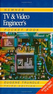Cover of: Newnes television and video engineer's pocket book