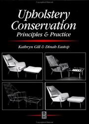 Cover of: Upholstery Conservation by Dinah Eastop, Kathryn Gill