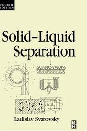 Cover of: Solid-Liquid Separation