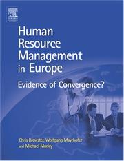 Cover of: HRM in Europe by 