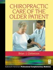 Cover of: Chiropractic Care of the Older Patient