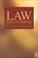 Cover of: Law and nursing