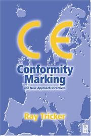 Cover of: CE Conformity Marking by Ray Tricker