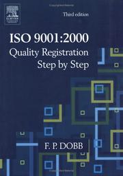 ISO 9001:2000 Quality Registration Step-by-Step by Fred Dobb