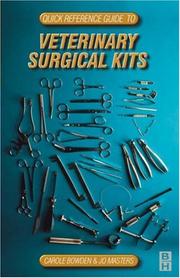 Cover of: Quick Reference Guide to Veterinary Surgical Kits