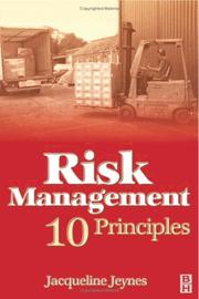 Cover of: Risk Management by Jacqueline Jeynes