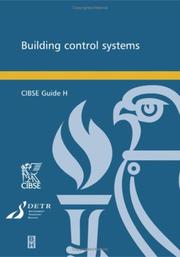 Cover of: Building Control Systems, Applications Guide (CIBSE Guide)