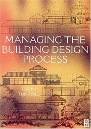 Cover of: Managing the building design process