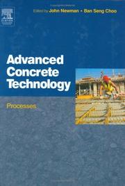 Cover of: Advanced Concrete Technology 3 by 