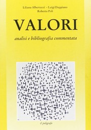 Cover of: Valori: analisi e bibliografia commentata (1871-1970)