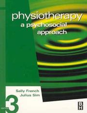 Cover of: Physiotherapy: A Psychosocial Approach