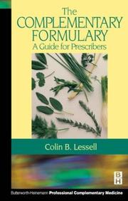 Cover of: The complementary formulary by Colin B. Lessell
