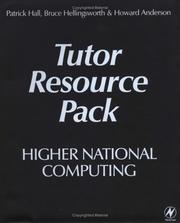 Cover of: Higher National Computing Tutor Resource Pack
