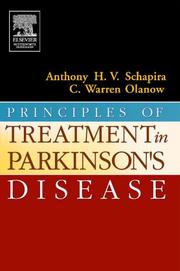 Cover of: Principles of treatment in Parkinson's disease
