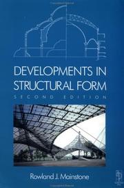 Cover of: Developments in structural form