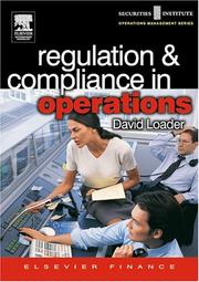 Cover of: Regulation and Compliance in Operations (Securities Institute Operations Management)