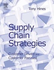 Cover of: Supply Chain Strategies: Customer Driven and Customer Focused