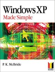 Cover of: Windows XP Made Simple by P. K. McBride