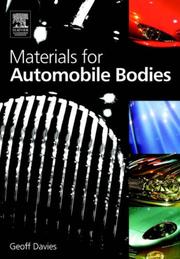 Cover of: Materials for automobile bodies by Geoff Davies
