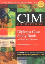 Cover of: CIM Coursebooks 2002-2003 Diploma Case Study Book | Ashok Ranchhod