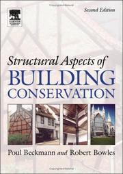 Cover of: Structural aspects of building conservation by Poul Beckmann