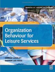 Cover of: Organization behaviour for leisure services