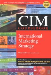 Cover of: International Marketing Strategy CIM Coursebook 03/04: (CIM Workbooks 2003/04 Editions)