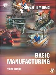 Cover of: Basic manufacturing by R. L. Timings
