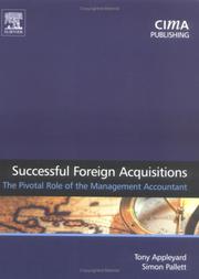 Cover of: Successful Foreign Acquisitions: The Pivotal Role of the Management Accountant (CIMA Research)