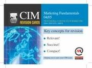 CIM Revision Cards by Marketing Knowledge