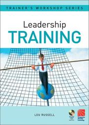 Cover of: Leadership Training (Pergamon Flexible Learning Trainer's Workshop Series) (Pergamon Flexible Learning Trainer's Workshop Series)