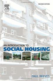 Cover of: An introduction to social housing by Paul Reeves, Paul Reeves