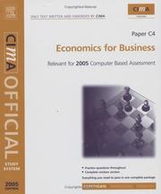 Cover of: Economics for Business: For 2005 Exams (Cima Study Systems Certificate Level 2005)