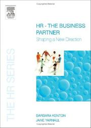 HR-- the business partner by Barbara Kenton