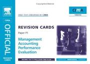 Cover of: CIMA Revision Cards: Performance Evaluation (CIMA Revision Cards)