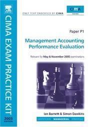 Cover of: CIMA Exam Practice Kit: Performance Evaluation (Cima Exam Practice Kit)
