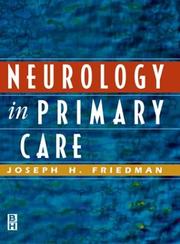 Cover of: Neurology in primary care by Joseph H. Friedman