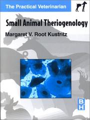 Cover of: Small animal theriogenology: [edited by] Margaret V. Root Kustritz.