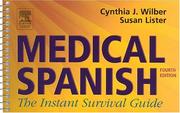Cover of: Medical Spanish by Cynthia J. Wilber, Susan Lister