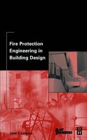 Cover of: Fire protection engineering in building design